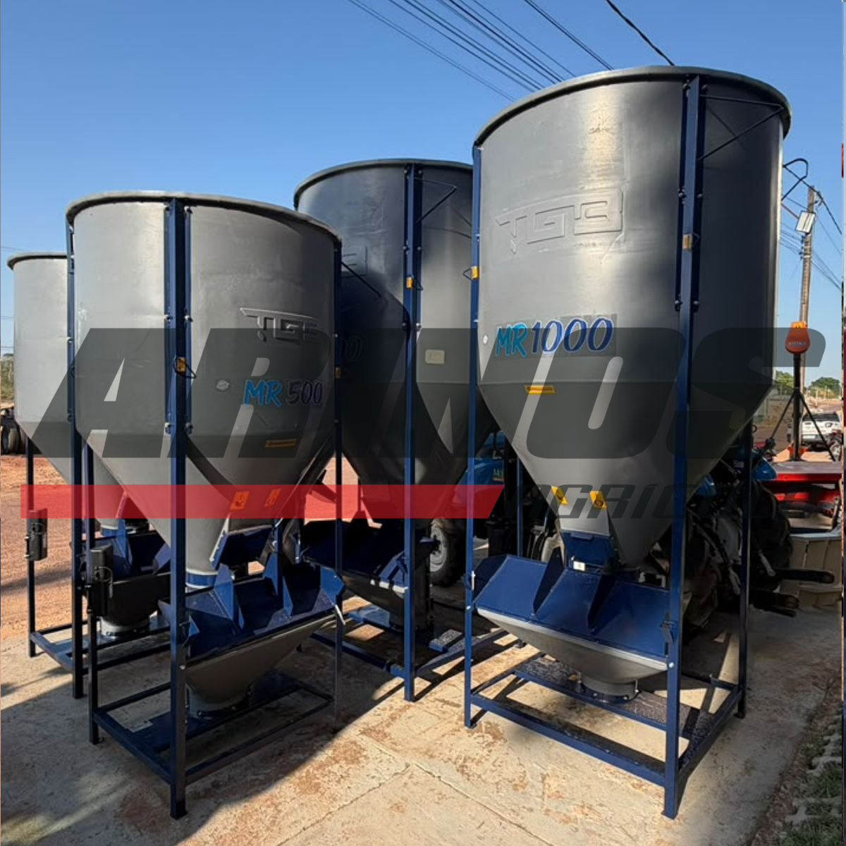 MISTURADOR DE RAÇÃO 500 E 1000 TGB AGRO